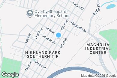 Map image of the property - 2313 4th Ave