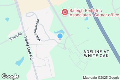 Map image of the property - Adeline at White Oak