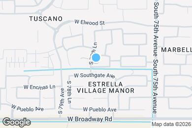 Map image of the property - 7718 W Jones Ave