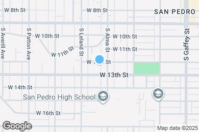Map image of the property - 1025 W 12th St
