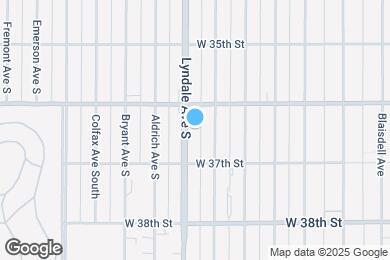 Map image of the property - 3623 Lyndale Ave S