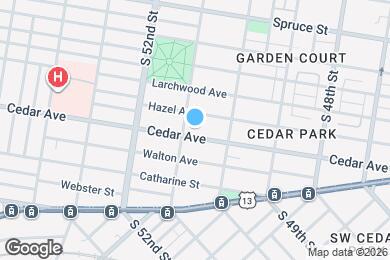 Map image of the property - 5031 Cedar Ave