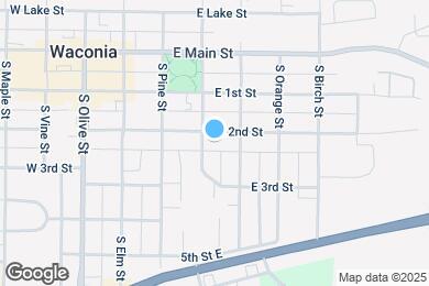 Map image of the property - 217 E 2nd St