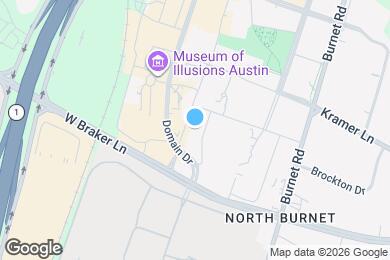 Map image of the property - 10727 Domain Dr