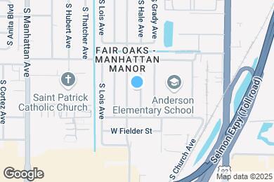 Map image of the property - 4515 S Hale Ave