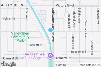 Map image of the property - 6159 Coldwater Canyon Ave