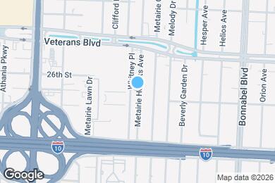 Map image of the property - 2712 Metairie Heights Ave