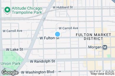 Map image of the property - 1299 W Fulton Market