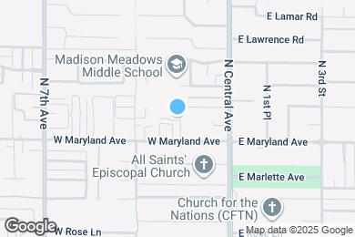 Map image of the property - 100 W Maryland Ave