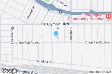 Map image of the property - 1301 Prado St