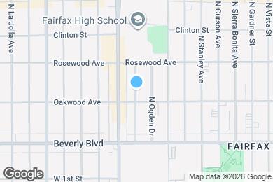 Map image of the property - 416 N Orange Grove Ave