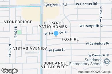 Map image of the property - 7366 W Jenan Dr