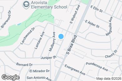 Map image of the property - 737 S Walnut Ave