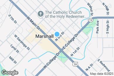 Map image of the property - 119 N 3rd St