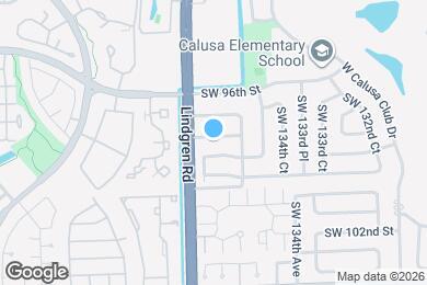 Map image of the property - 13600 SW 98th St