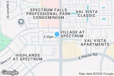 Map image of the property - 1575 E Elgin St