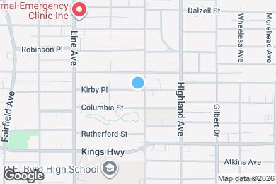 Map image of the property - 607 Kirby Pl