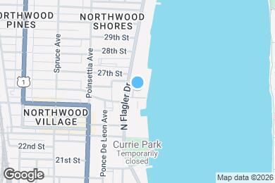 Map image of the property - 2600 N Flagler Dr