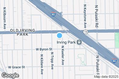 Map image of the property - 3930 N Keeler Ave