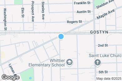 Map image of the property - 5125 Blodgett Ave