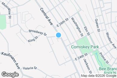 Map image of the property - Central Avenue Apartments