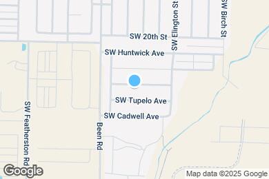 Map image of the property - 2403 SW Worthington Ave