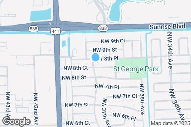 Map image of the property - 830 NW 38th Ave