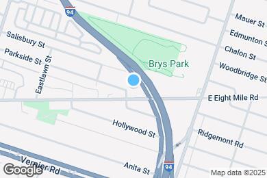 Map image of the property - 20401 E 8 Mile Rd