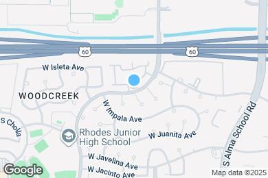Map image of the property - 1718 S Longmore