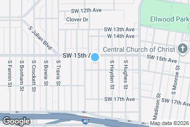 Map image of the property - 1506 S Ong St