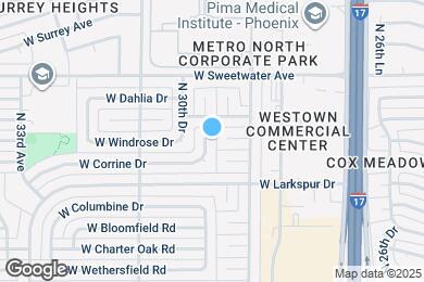 Map image of the property - 12639 N 30th Ave