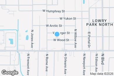 Map image of the property - 1411 W Wood St