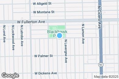 Map image of the property - 5021 W Belden St