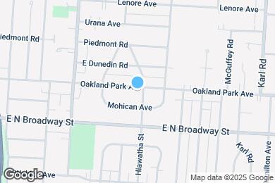 Map image of the property - 1053 Oakland Park Ave