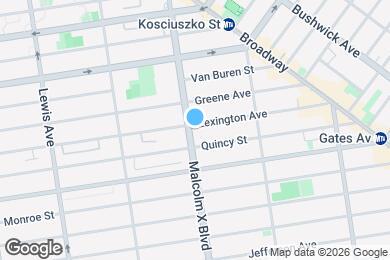Map image of the property - 107 Malcolm X Blvd