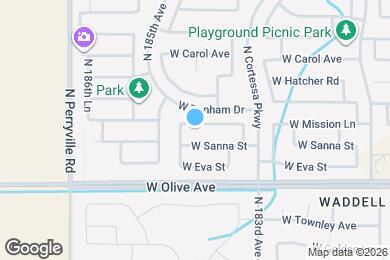 Map image of the property - 18443 W Mission Ln