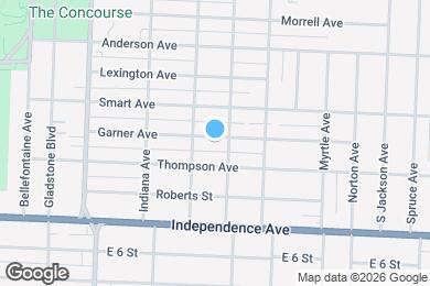 Map image of the property - 3517 Garner Ave