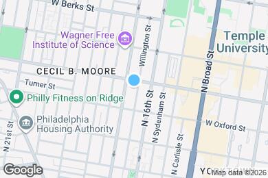 Map image of the property - 1628 N Willington St