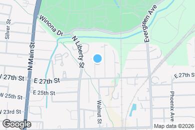 Map image of the property - 3747 Peachtree St