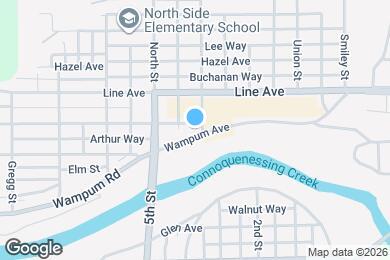 Map image of the property - 404 Wampum Ave