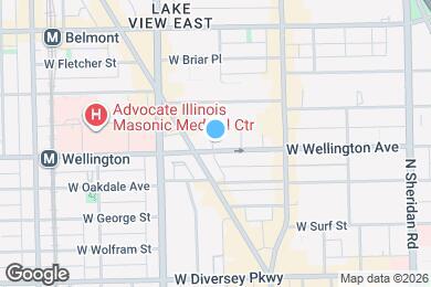 Map image of the property - 702 W Wellington Ave