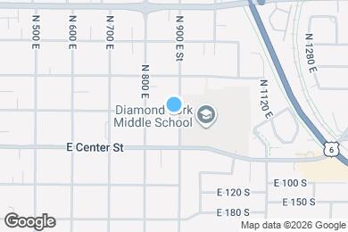 Map image of the property - 890 E 100 N