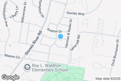 Map image of the property - 1016 Anna Gannon Dr