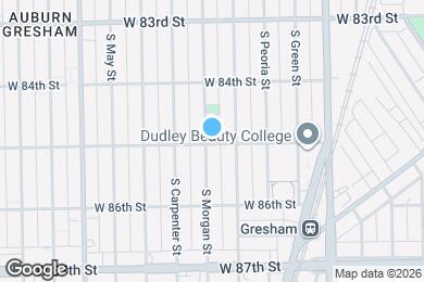 Map image of the property - 8459 S Morgan St