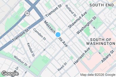Map image of the property - 603 Massachusetts Ave