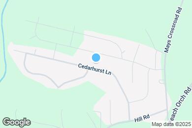 Map image of the property - 160 Cedarhurst Ln