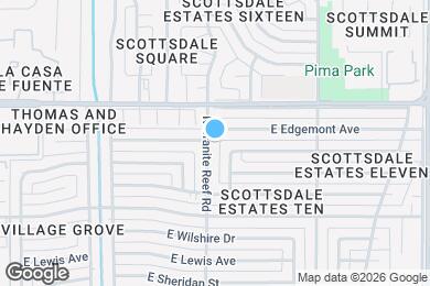 Map image of the property - 2809 N Granite Reef Rd