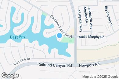 Map image of the property - 24319 Canyon Lake Dr N