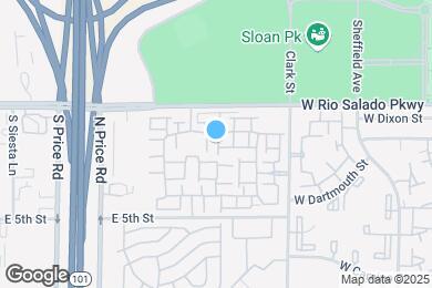 Map image of the property - 2401 E Rio Salado Pky