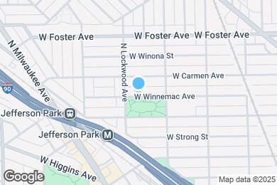 Map image of the property - 5240 W Winnemac Ave